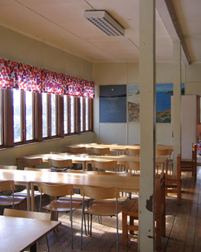 Bild på matsalen, Ammenäs barnkoloni.
