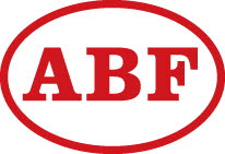 Logotyp. Abf i rött