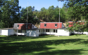 Bild på stugor vid Lysestrand