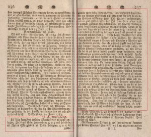 Gulnad tidningssida.