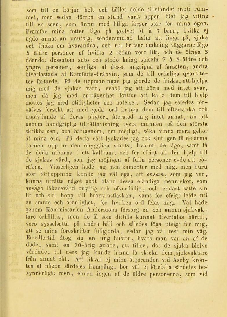 Gulnad boksida med tryckt text. Sida 2.