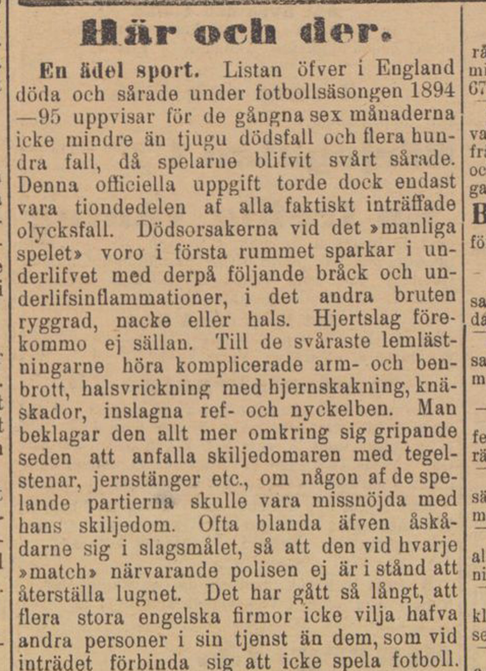 Gulnad tidningssida.