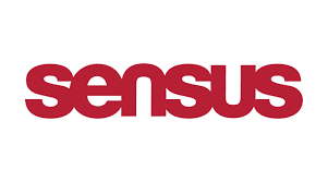 Logotyp. Sensus logotyp i rött. 