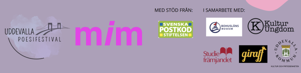 Logotyper på lila bakgrund 